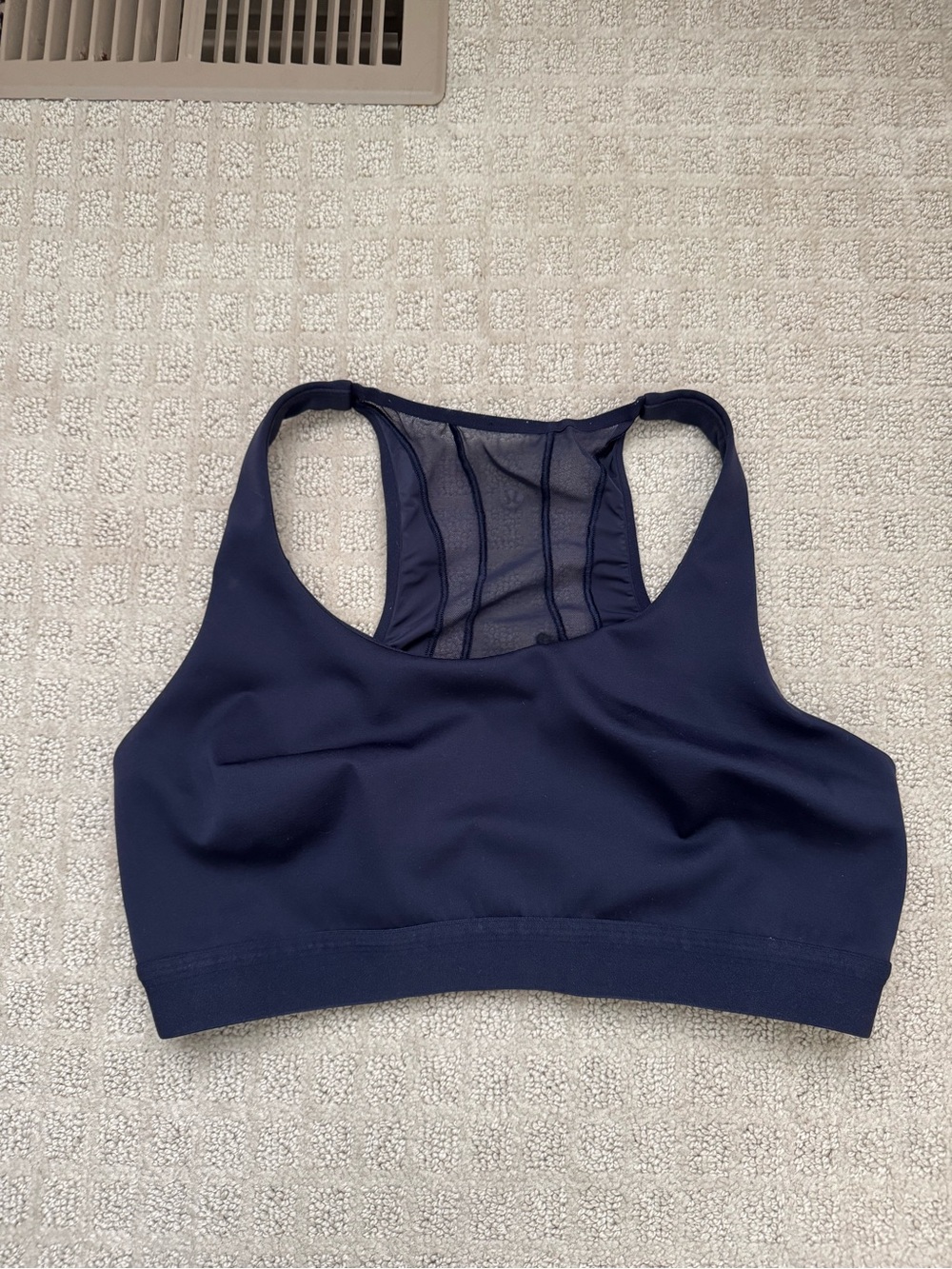 lululemon athletica Navy Mesh-Racerback Sports Bra